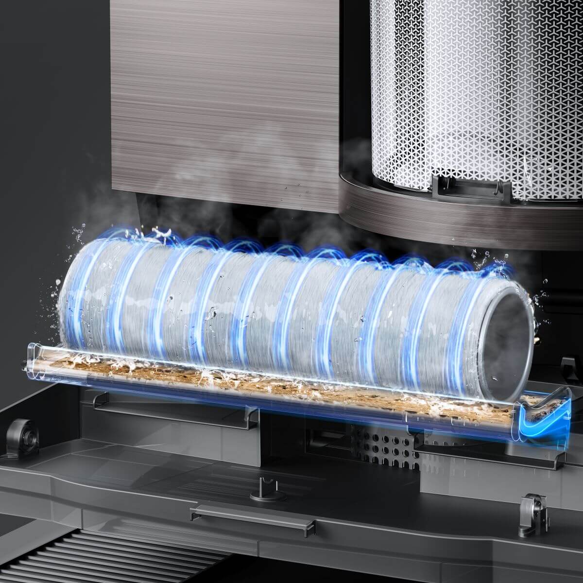 25 Automatické pranie umývacieho valca horúcou vodou s riadenou teplotou 40 ~ 75 °C